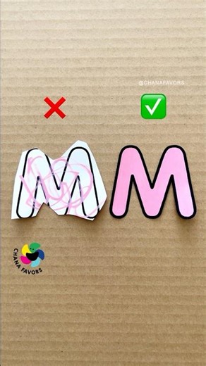 Vibrant Fills 🎨 | Letter M: The Perfect Cut ✂️✨ #chanafavors #PerfectCut #LetterArt #ASMR