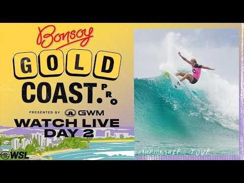 🔴 LIVE - Bonsoy Gold Coast Pro presented by GWM 2026 - Day 2