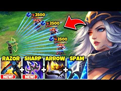 Ashe but my arrows are RAZOR SHARP and I spam W on repeat (NEW LETHALITY BUILD)