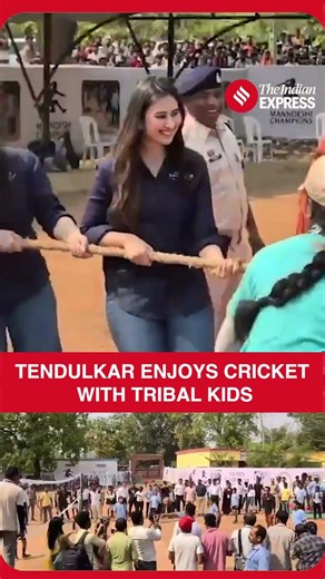 Bastar: Sachin Tendulkar Enjoys Field Day With Tribal Kids
