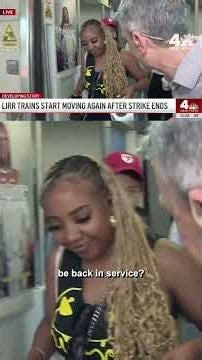 Back in action! First LIRR trains running again after strike | NBC New York