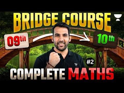 Class 10 Complete Maths 2027 | Class 9th to 10th Moving Bridge Course | Mandeep Sir
