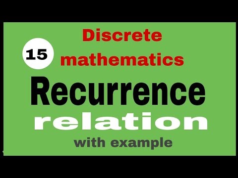 Recurrence relation in discrete mathematics |complete concept | HINDI | prabhat ranjan