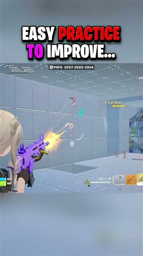 EASY TRAINING to improve… 😈✅ #fortnite #fortniteclips