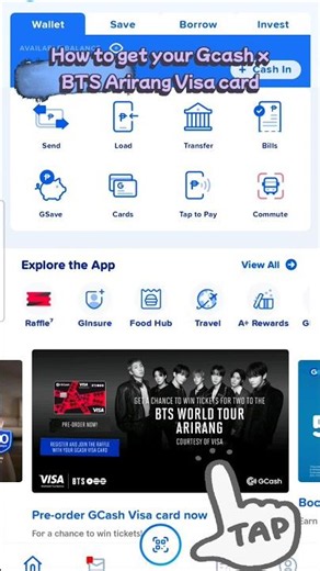 How to Order the BTS x GCash ARIRANG Visa Card 💜 | Step-by-Step Tutorial via #GCash app