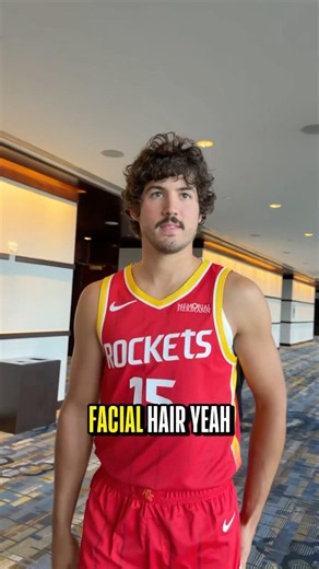 Reed Sheppard on his new look (and how long he plans to keep it)