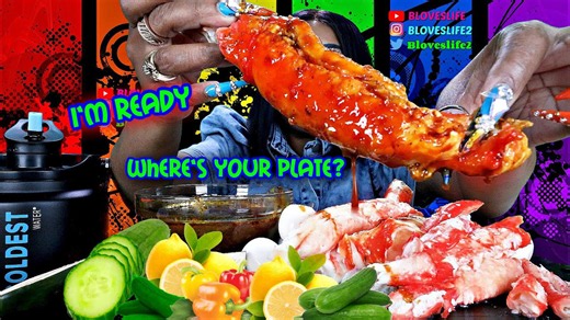 Watch this ultimate deshelled seafood boil mukbang feast