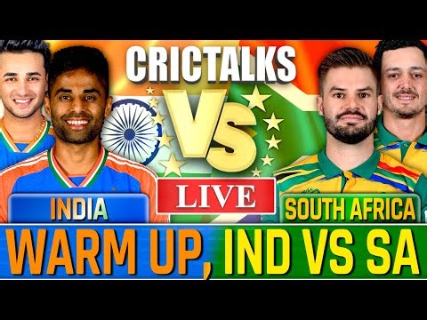 🔴 IND v SA Live Match Today, Warm Up T20I Cricket Live Score, Commentary, Last 10 Over,T20 World Cup