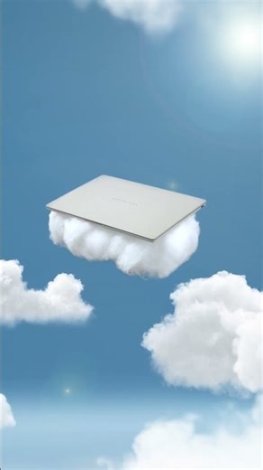 Lightness that feels almost unreal. #Zenbook A14 floats at under 1 kg. #ASUS #FeelZenbook