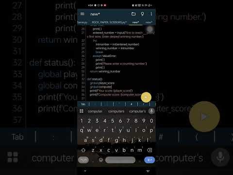 Making A Rock Paper Scissors Python Program | PART 1