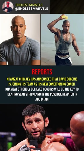 Khamzat Adds David Goggins to His Team 🔥 #ufc