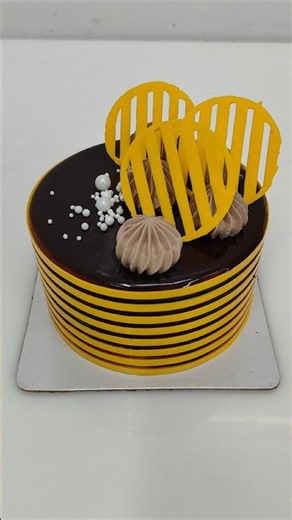 beautiful mini best chocolate cake decorating ideas #minicake #shorts #ytshorts #viral