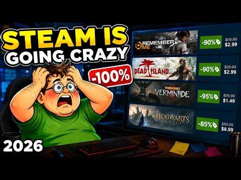 Best Steam Games on Sale Up to -100% OFF Right Now! 🔥