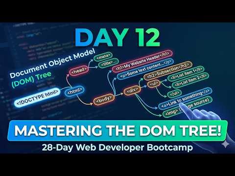 Day 12: Understanding the Document Object Model (DOM) Tree | 28-Day Web Developer Bootcamp