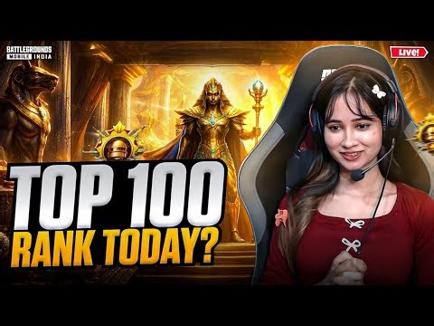 CONQUEROR TOP 100 LIVE😍PLAYING BGMI 4.3 UPDATE LIVE🥳 |#bgmilive #girlgamer #pubgmobile