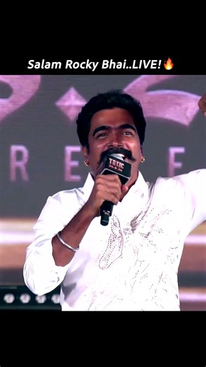 Ravi Basrur Sings “Salam Rocky Bhai” at Toxic Pre-Release Event 🔥 | Yash