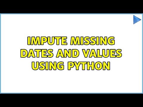 Impute missing dates and values using Python (3 Solutions!!)