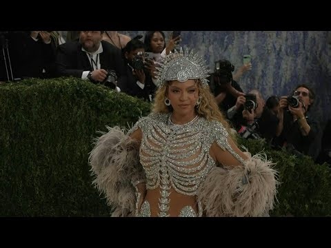 Beyonce walks the Met Gala red carpet with Jay-Z and Blue Ivy | AFP
