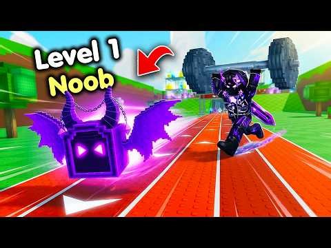 Starting Over as NOOB with OP SECRET in Race Your Lucky Block! (Roblox)