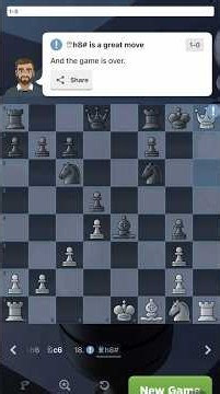 DECISIVE Checkmate! | Evans Gambit Attack #chess #evansgambit #checkmate #chesscom #shorts #gaming