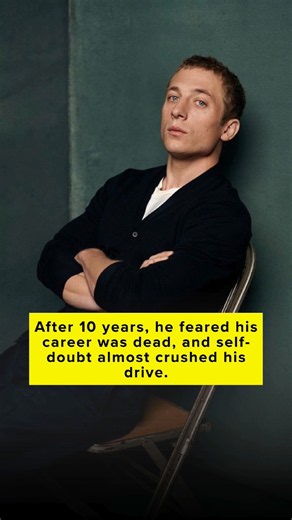 Why Jeremy Allen White Almost Quit Acting! 😱 #shorts