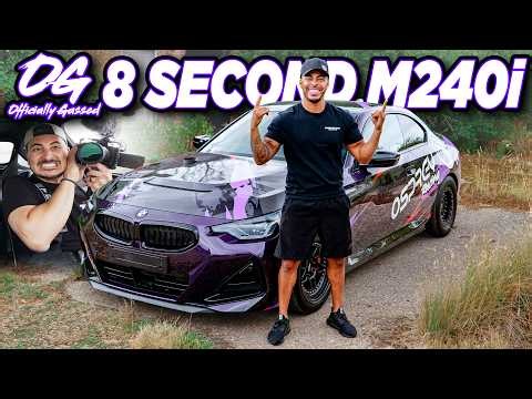 1500HP AWD BMW M240i | Can We Run 8s on an UNPREPPED Airstrip?! ft. Officially Gassed