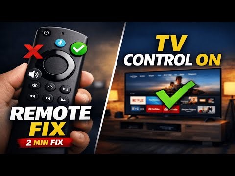 Amazon Fire Stick Remote Setup & Calibration | TV Control Fix | Step-by-Step Guide 🔥📺