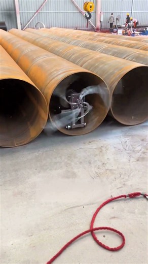 Homemade Pipe Inner Wall Rust Remover – Low-Cost Motorized Trolley For Surface Descaling