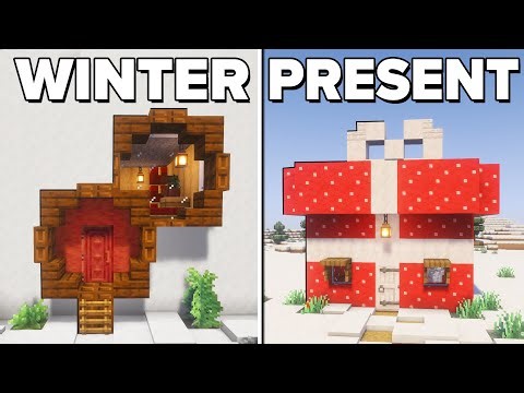 Minecraft: 3 Easy WINTER Starter Houses!