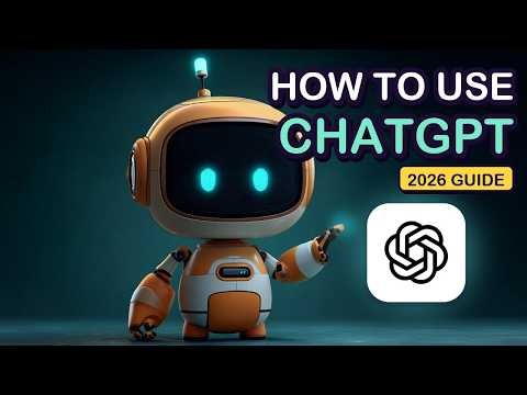 How to Use ChatGPT for Beginners in 2026 (Full ChatGPT Tutorial)
