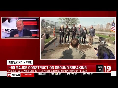 I-90 major construction ground breaking