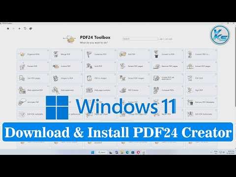 How To Download And Install PDF24 Creator On Windows 11