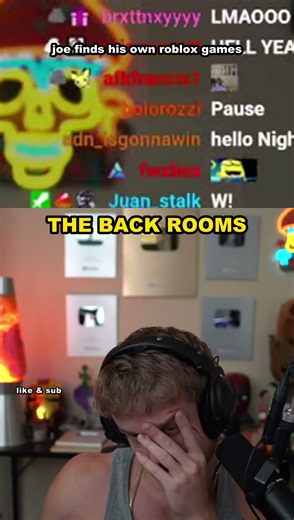 joe finds his own roblox games | Joe_Bartolozzi #shorts