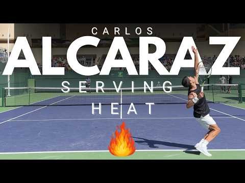 20 Seconds of Carlos Alcaraz Serving Perfection