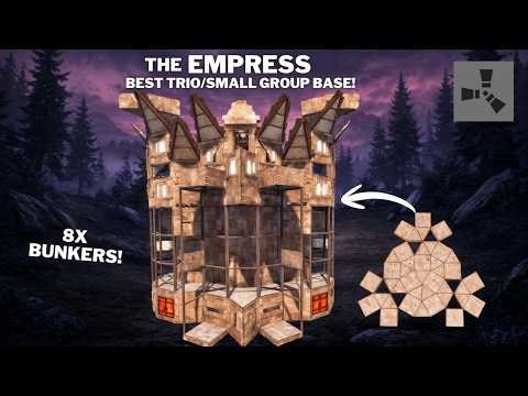 THE EMPRESS • BEST TRIO / SMALL GROUP BASE DESIGN • 10X BUNKERS • OFFLINE TANK • SEA & SHIELD WALL