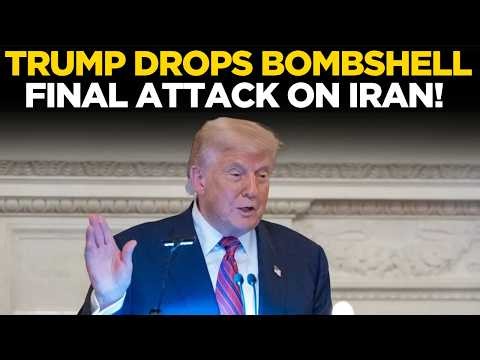 Trump Speech LIVE | Trump Signals Military Action Against Fortified Iran Tunnels | US News LIVE