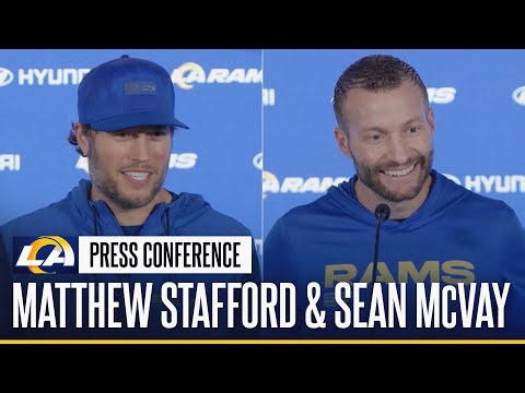 Matthew Stafford & Sean McVay On Week 18 Mindsets, Tyler Higbee's Return & Receiver Friendly QBs