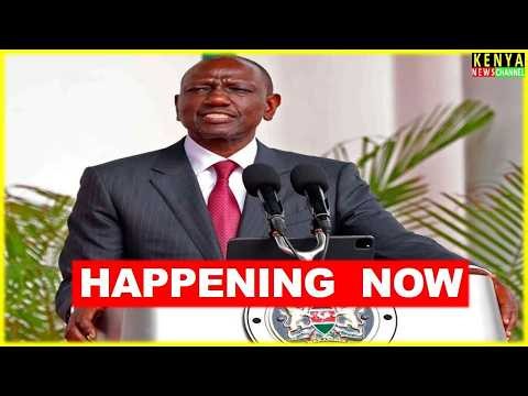 LIVE STATE HOUSE - Ruto to Address the Nation with Nairobi County Artisans