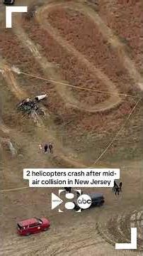 New Jersey helicopter crash: 1 dead, 1 injured after mid-air collision