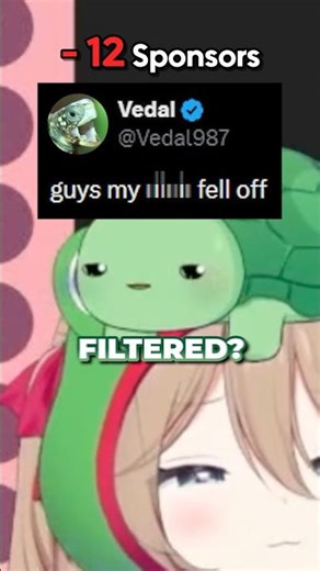 Vedal's Reputation goes down the drain