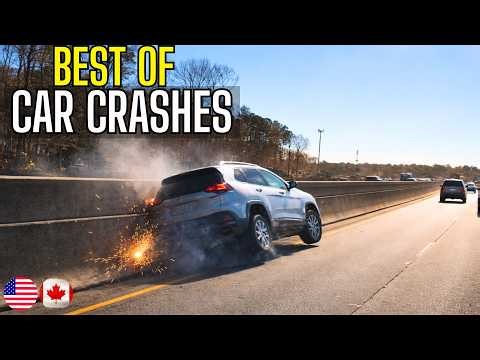 Best of Car Crashes Compilation | USA & Canada - 57