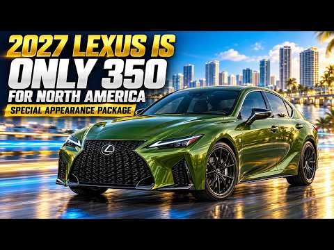 2027 Lexus IS Envious Green Special Appearance Package: Only 350 for North America | 
