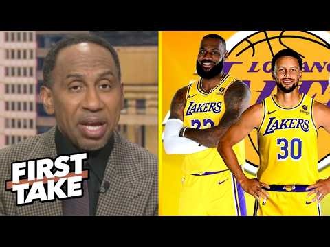 FIRST TAKE | Steph Curry to Lakers? - Stephen A. believes Curry & LeBron will be greatest duo in NBA