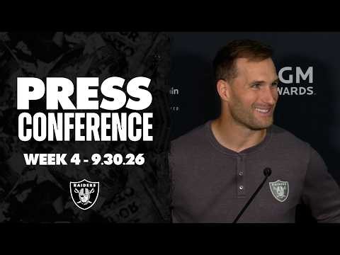 Klint Kubiak and Kirk Cousins Presser - 9.30.26
