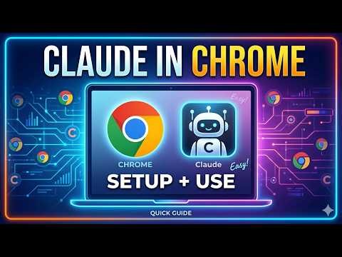 Claude Lives in Your Browser Now | Use Claude in Chrome to Automate Tasks