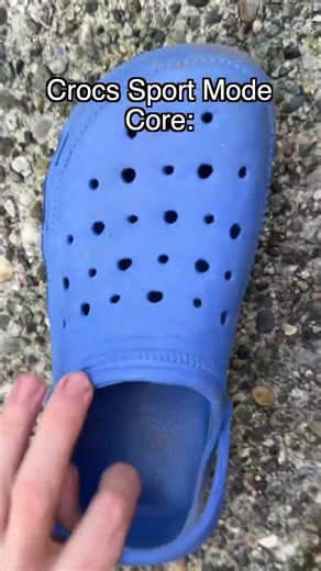 Crocs in sport mode core!
