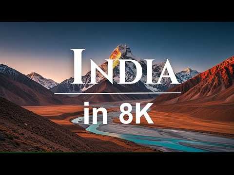 India in 8K | Seventh-largest country in the world! (120 FPS)