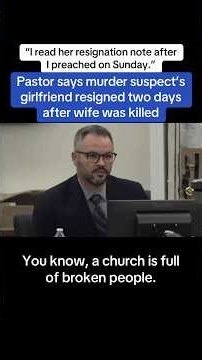 Pastor Says Murder Suspect’s Girlfriend Resigned After Wife Was Killed