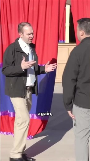 An inside look at the gate of the Tabernacle.