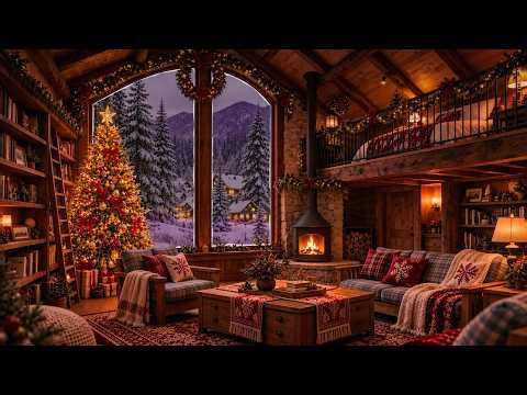 Christmas Fireplace Ambience 🎄 Relaxing Jazz Music for a Merry Christmas 2027